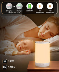 Hensam Night Light for Kids dynamic RGB mode shows vibrant color lighting