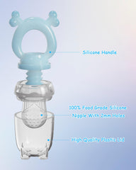 HEOMOONE feeder handle closeup shows ergonomic one-piece design.