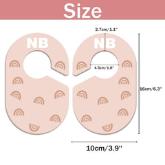 Hepertise Baby Closet Dividers help organize toddler wardrobe efficiently.