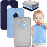 Hercicy full-coverage toddler bib with three styles protects outfits during meals.