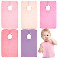 Hercicy pullover bib with large coverage keeps outfits clean during meals