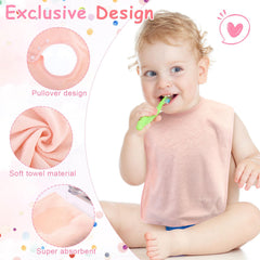 Hercicy terry cloth bib is soft and highly absorbent