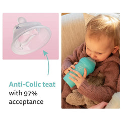 Herobility breast-like nipple closeup highlighting natural latch and baby acceptance.