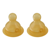HEVEA nipples cherry-shaped anti-colic design for calmer feeds.