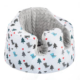 HEVOY Bumbo seat cover with little dinosaur velvet pattern protects seats and delights baby.