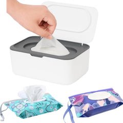 HFHungkeong wipes dispenser with closed lid protects wipes for neat storage.