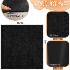 HFYZZ Outdoor Playhouse Mat close-up on non-slip backing and safety.