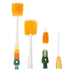 Hganxiu bottle brush cleaner with U-shaped tip for tough stains without scratching