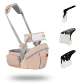HHOCN baby hip seat carrier shows ergonomic design for comfortable baby seating on the go.