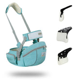 HHOCN Baby Hip Seat Front View shows adjustable waist belt for all-day comfort and stability.