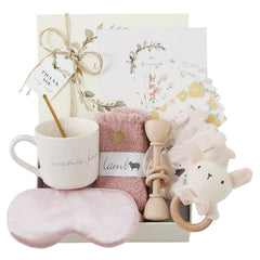 HI BABY MONMENT pink mama bear mug for daily hydration and comforting moments.