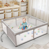 Hiaksedt baby playpen large play area enabling spacious, safe exploration indoors