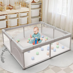 Hiaksedt baby playpen large play area enabling spacious, safe exploration indoors