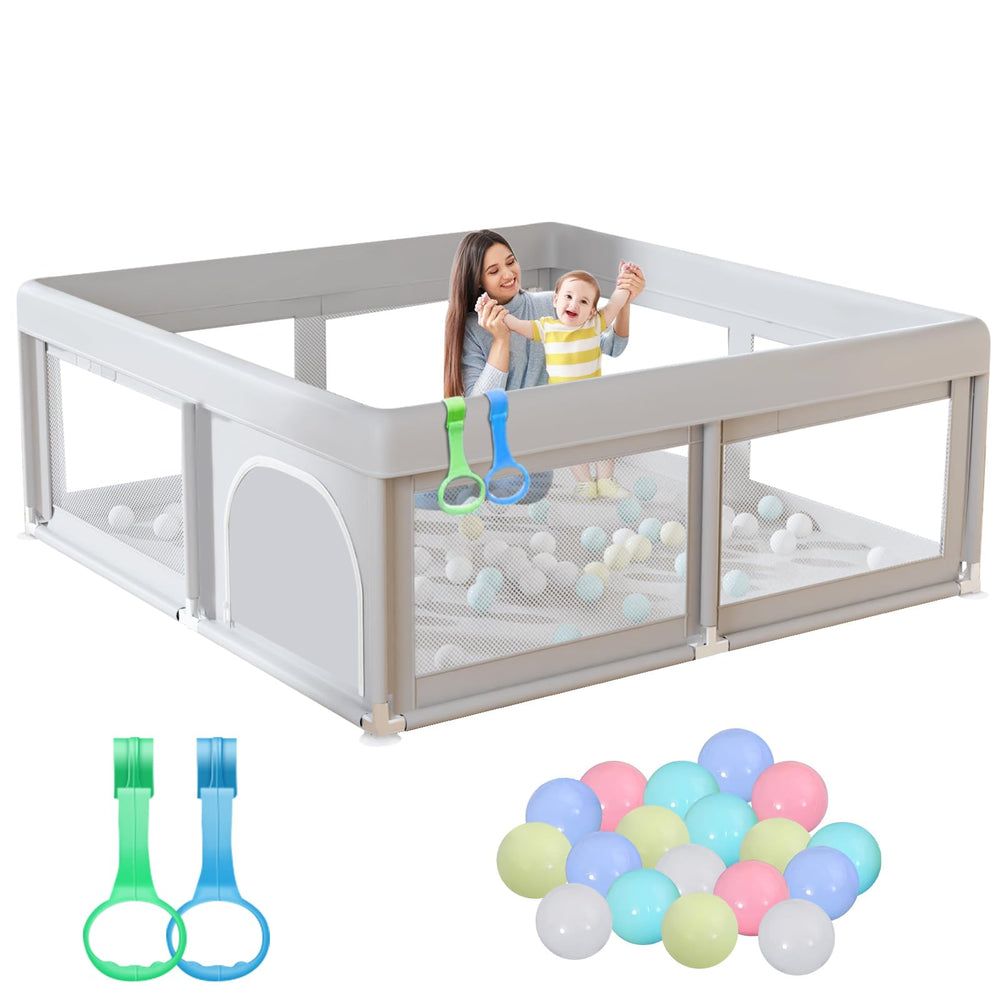 Hiaksedt playpen 50x50 inch ocean balls for engaging, safe playtime