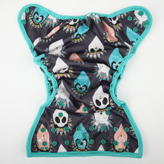Hibaby diaper cover reuse-friendly Feather Animal design supports eco-conscious routines.
