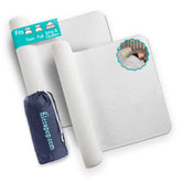 hiccapop 2-pack inflatable bed rail travel bundle for easy packing