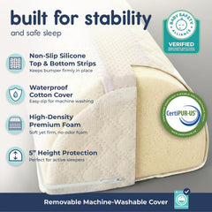 hiccapop bumpers fit toddler bed layouts; enables ample stretch space for active sleepers.