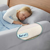 hiccapop foam bed bumpers for toddlers; safe side protection for peaceful toddler sleep.