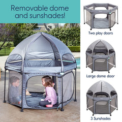 hiccapop playpod inside view baby—secure space for curious infants to explore safely