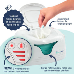 hiccapop portable wipe warmer changing light aids nighttime diaper changes.