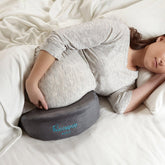 hiccapop pregnancy pillow wedge soft memory foam side supports belly comfort