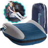 hiccapop UberBoost front view shows quick inflation for travel days