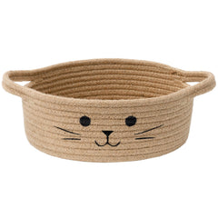 HiChen cat-face design storage bin keeps toys neatly organized.