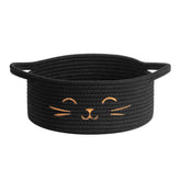 HiChen small storage basket cat face design keeps toys organized with charm.
