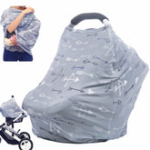 Hicoco breastfeeding cover carseat canopy provides discreet nursing privacy in public