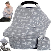 Hicoco car seat canopy nursing window for easy visibility while feeding