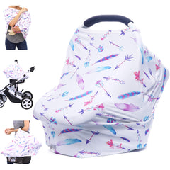 Hicoco carseat cover for baby—soft, breathable shield from sun and onlookers.