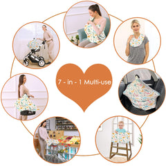 Hicoco infinity tubular fabric closeup shows stretchy breathable material.