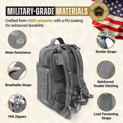 HighSpeedDaddy diaper-backpack-tablet-sleeve protects tablet on the go