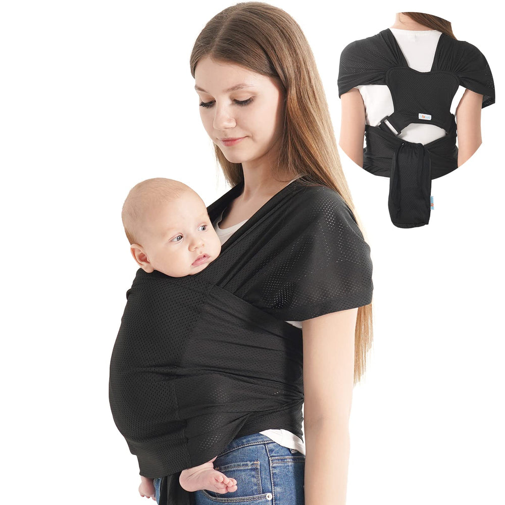 Hilabab Baby Warps Carrier front view shows cooling air-mesh for comfy summers.