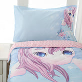 Hilabab unicorn toddler bedding fitted sheet offers snug fit and breathable comfort for peaceful naps