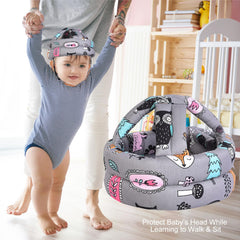 Hilihali belt adjustment being fastened for secure, comfortable fit on baby