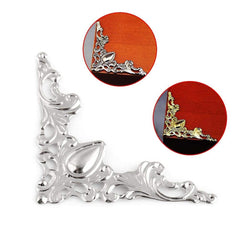 Hilitand silver white corner guards for jewelry boxes, elevating storage with elegance.