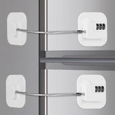 Himake refrigerator lock front view shows easy code entry without keys.