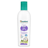Himalaya Baby Hair Oil bottle for gentle baby care.