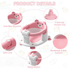 Himold bath seat folded for easy storage and travel