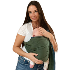 Hip Baby Wrap Fern handwoven design showcases unique craftsmanship and secure fit.
