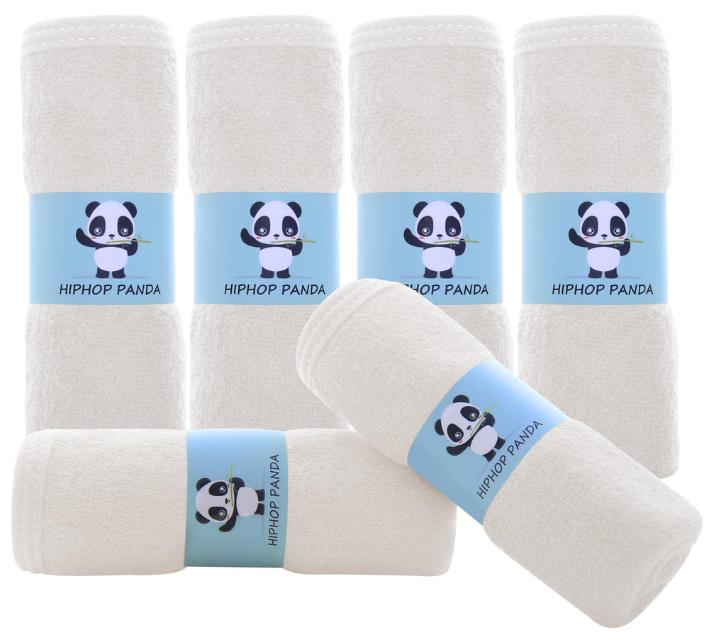 HIPHOP PANDA baby washcloths double-layer soft deliver a gentle touch during newborn baths.