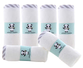 HIPHOP PANDA baby washcloths ultra-soft 2-layer texture for gentle newborn skincare.