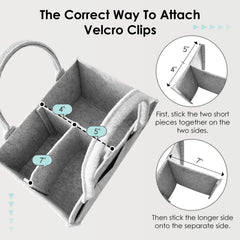 HIPHOP PANDA diaper caddy car-organizer keeps baby essentials within reach on trips