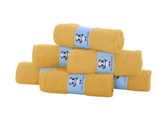 HIPHOP PANDA safe natural baby towel highlighting skin-friendly daily care.