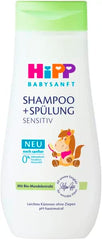 HiPP Baby Shampoo soft hair after wash reveals healthy-looking shine.