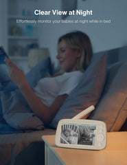HiPP monitor battery life delivers hours of video or audio monitoring.