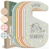 HIPPOTALE 8-piece wooden closet dividers for organized nursery storage