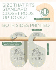 HIPPOTALE age-labels on both sides for quick size identification