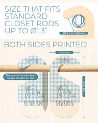 HIPPOTALE double-sided age labels ensure quick size sorting for efficient daily dressing.